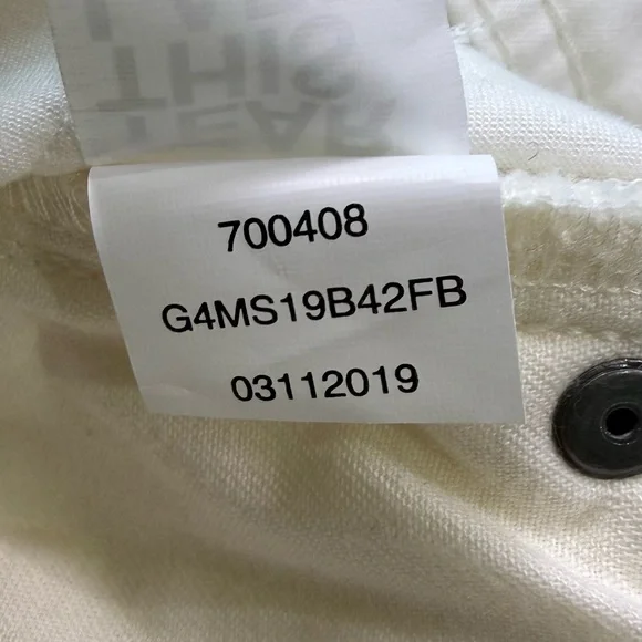 NWOT G/Fore Men's Core 5 Pocket Golf Pant White Size 32x32 - Picture 10 of 13